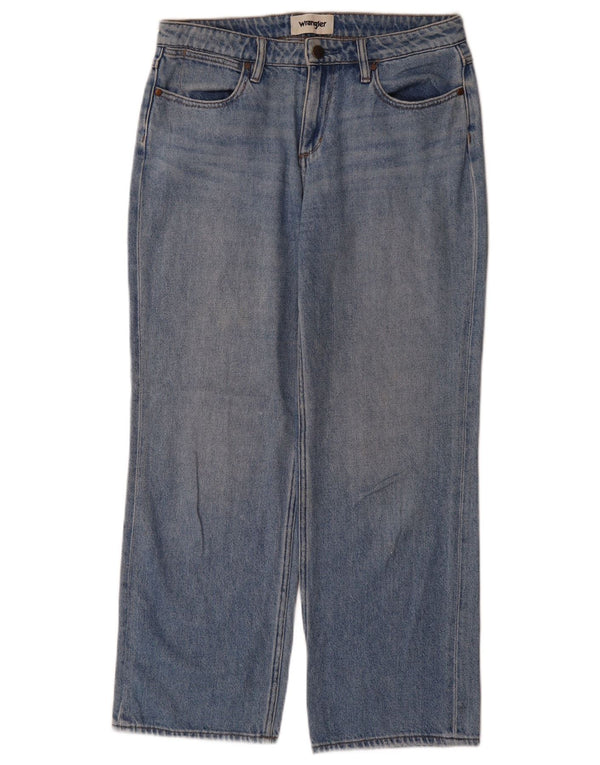 Wrangler Womens Bella Baggy Low Waist Loose Jeans US 8 Medium W30 L30 Blau