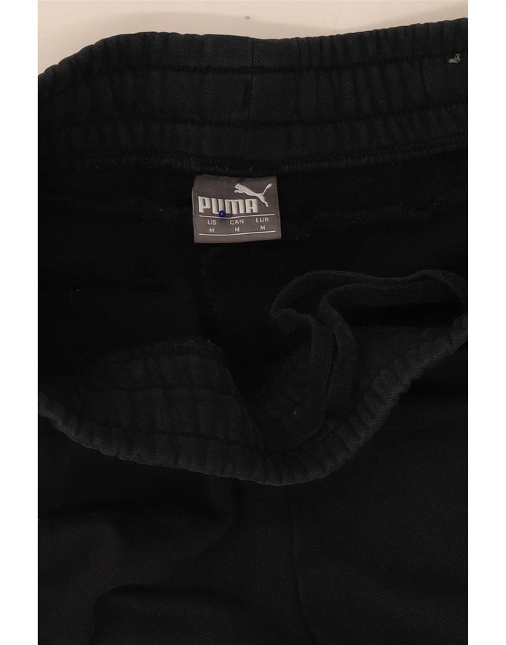 Puma Mens Tracksuit Trousers Joggers Medium Navy Blue Cotton