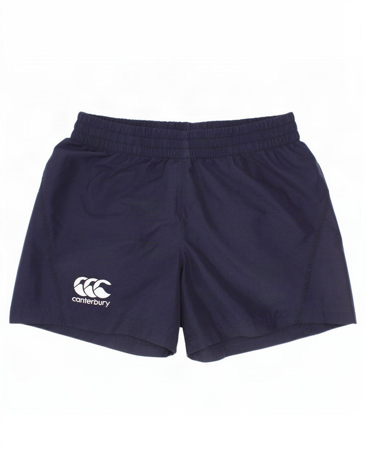 Canterbury Boys Sports Shorts 3-4 år Small Navy Blue Polyester