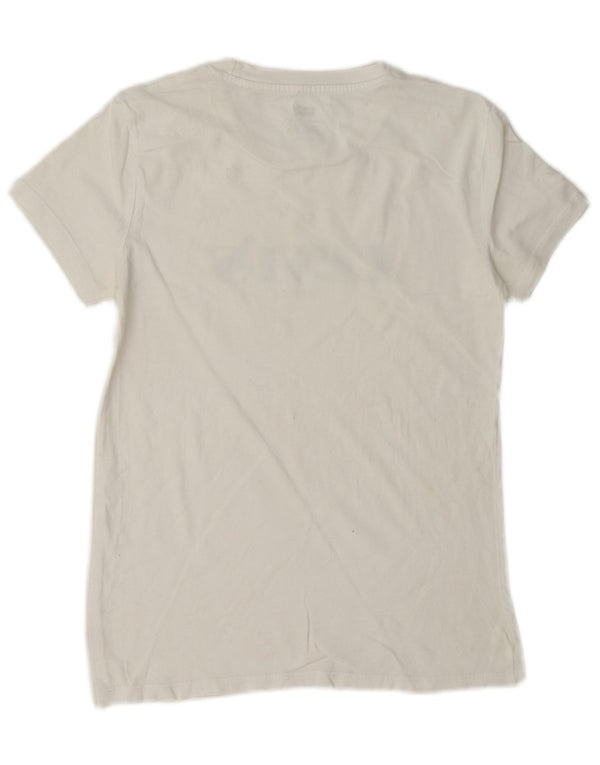 T-shirt grafica oversize da donna Levi's Top UK 2 2XS Bianca