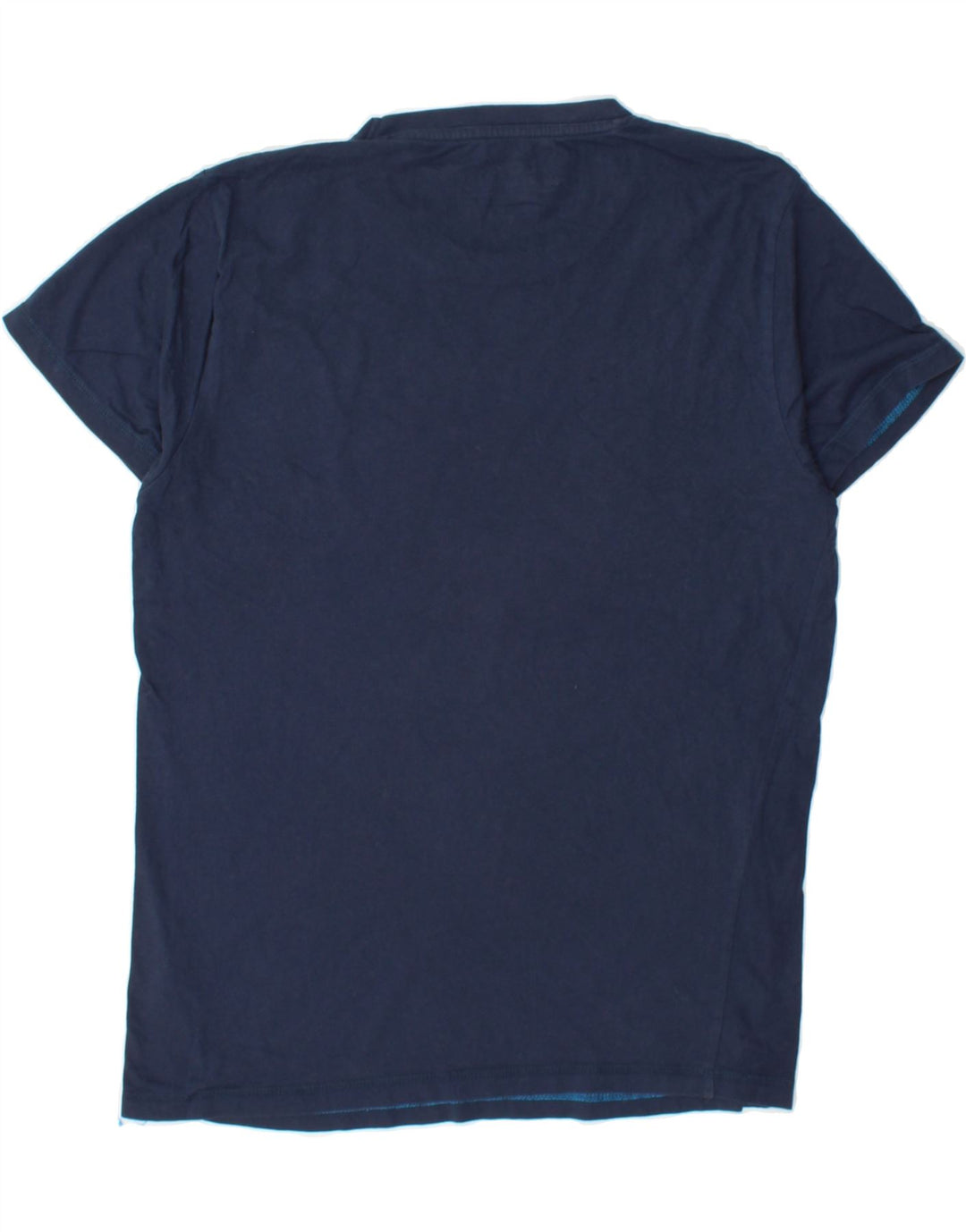 JACK & JONES Mens Graphic T-Shirt Top Medium Navy Blue Cotton Vintage Jack & Jones and Second-Hand Jack & Jones from Messina Hembry 