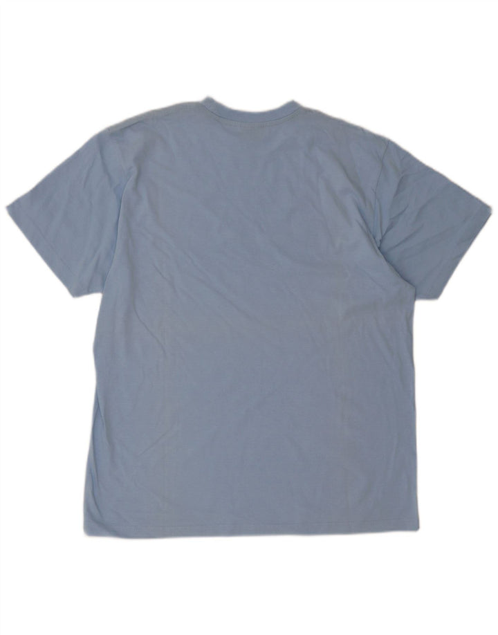 Champion Herre Grafisk T-Shirt Top Stor Blå
