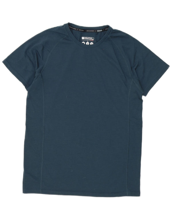 Mountain Warehouse Mens T-Shirt Top Medium Navy Blue Polyester