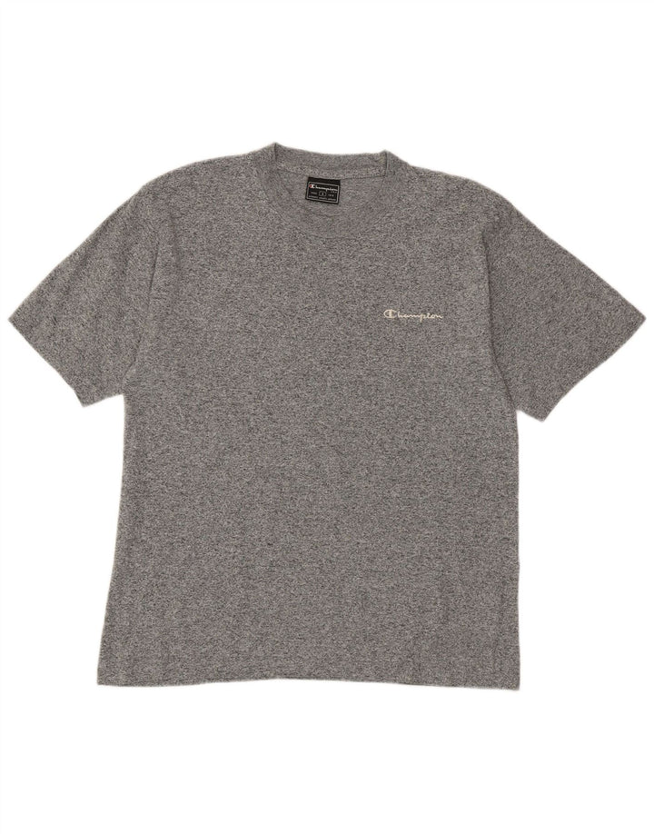 Champion Mens T-Shirt Top Small Grey Flecked