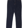 Lee Womens Marion Straight Jeans W32 L33 Navy Blue Cotton