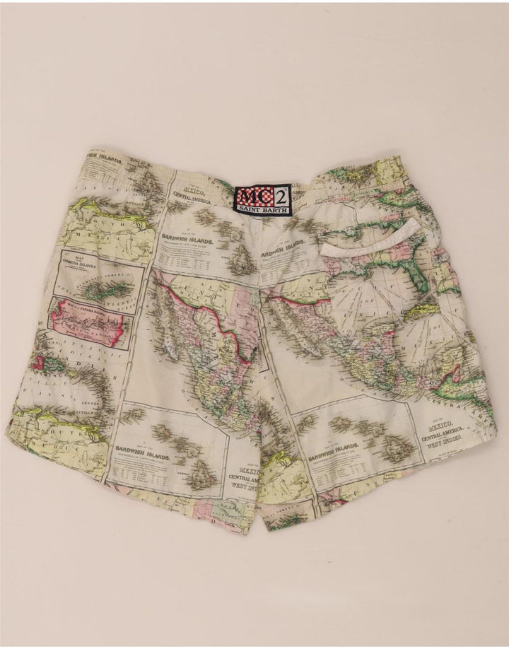 Pantaloncini da bagno da uomo con motivo astratto Saint Barth 2XL multicolore