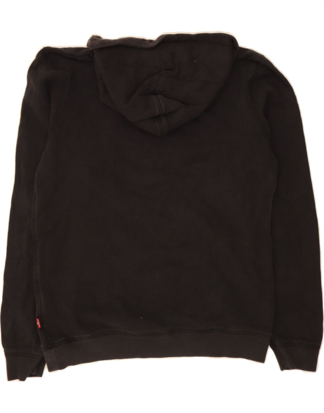 LEVI'S Boys Graphic Hoodie Jumper 15-16 Years Black Cotton Vintage Levi's and Second-Hand Levi's from Messina Hembry 