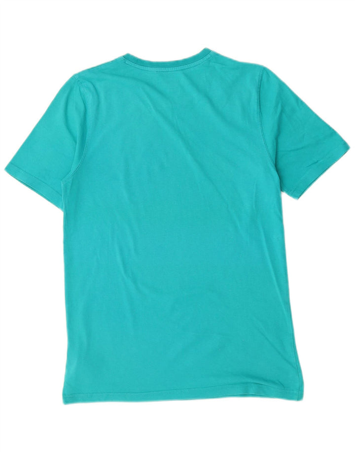 TIMBERLAND Mens Graphic T-Shirt Top Medium Blue Cotton