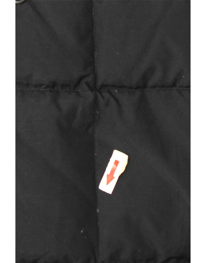 Giubbotto Imbottito Donna Vintage IT 48 XL Nero Poliammide