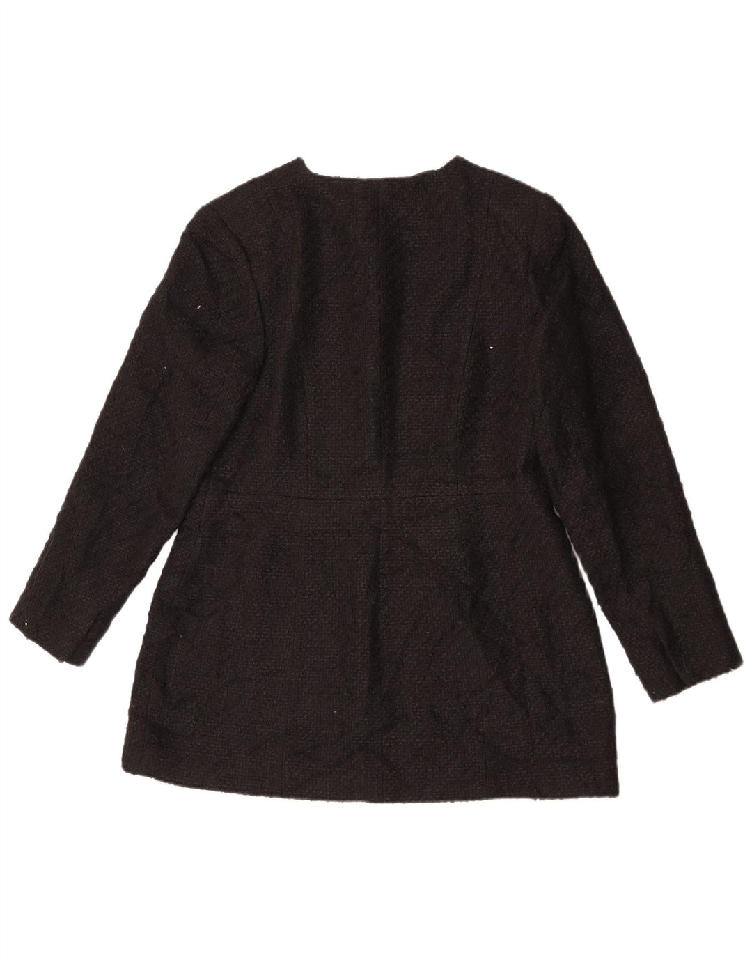 Zara Dame 4 Button Blazer Jacket UK 18 XL Sort