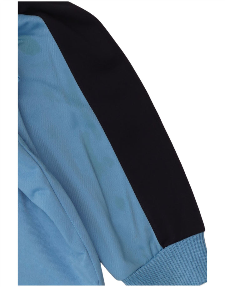 Puma Girls Tracksuit Top Jacket 11-12 Years Blue Colourblock Polyester