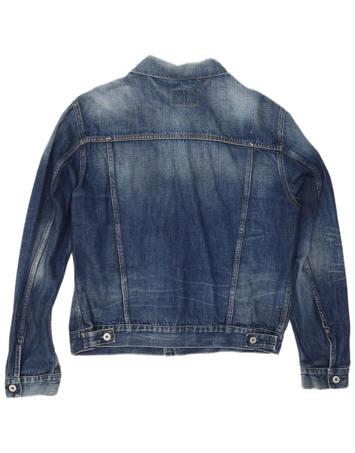 Energie Womens Denim Jacket UK 18 XL Blue Cotton