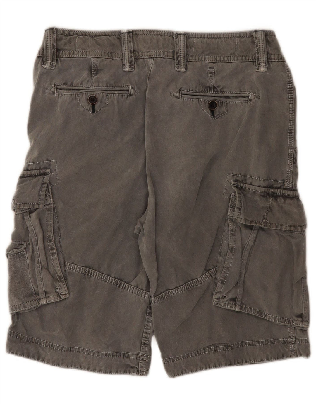 White Stuff Mens Cargo Shorts W32 Medium Grey Cotton