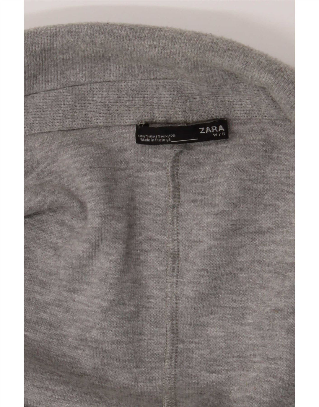 Zara Womens Open Overcoat UK 10 Small Grå