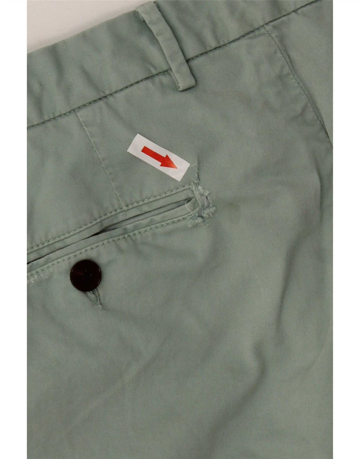 Hackett Mens Chino Shorts Large Green Cotton