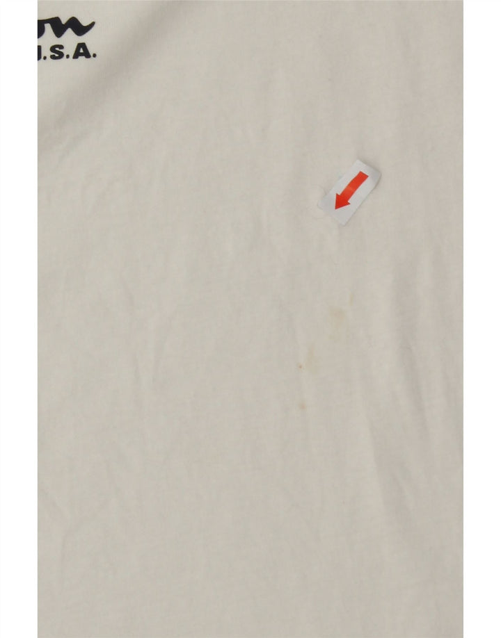 CHAMPION Mens Graphic T-Shirt Top Large White Cotton Vintage Champion and Second-Hand Champion from Messina Hembry 