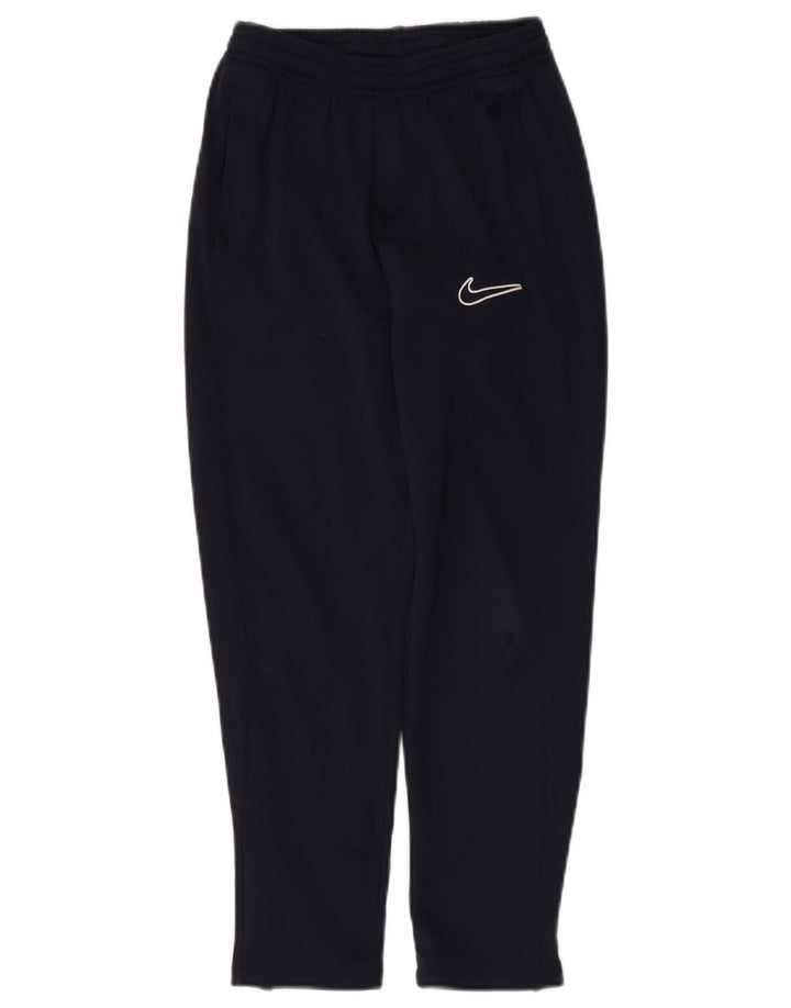Nike drenge Dri Fit træningsdragt bukser 10-11 år medium marineblå polyester
