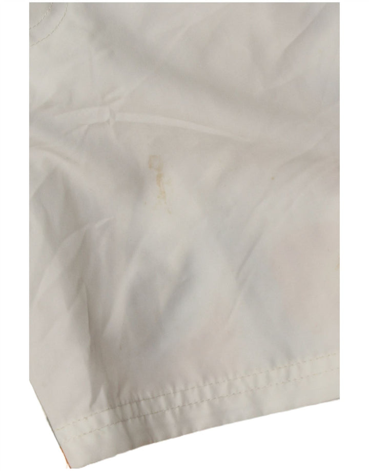 Sundek Costume da bagno grafico da uomo XL Poliestere floreale bianco
