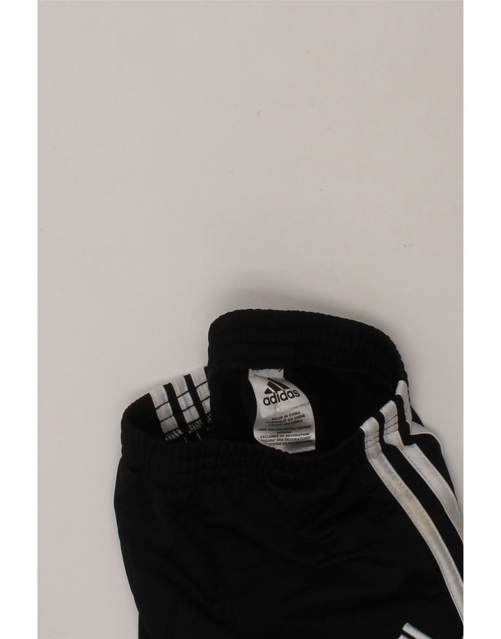 ADIDAS Boys Tracksuit Trousers 2-3 Years Black Polyester Vintage Adidas and Second-Hand Adidas from Messina Hembry 