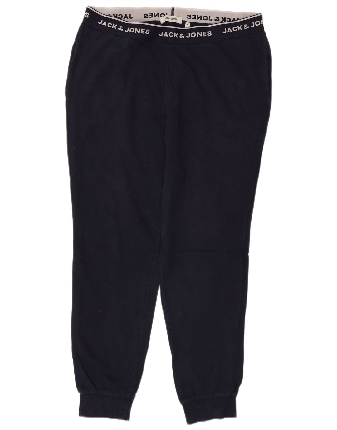 JACK & JONES Mens Graphic Tracksuit Trousers Joggers Medium Navy Blue