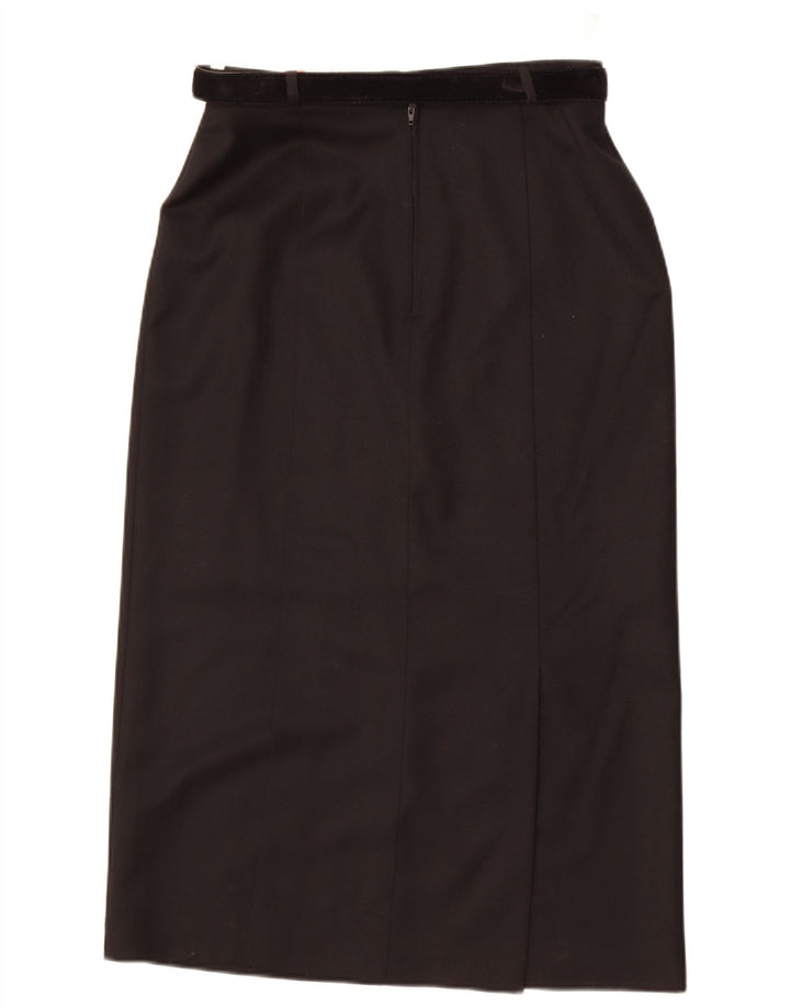 St. Bernard Damen Midirock US 12 Large W30 Schwarze Wolle
