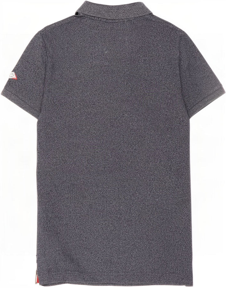 Superdry Mens Regular Fit Polo Shirt Medium Navy Blue Cotton