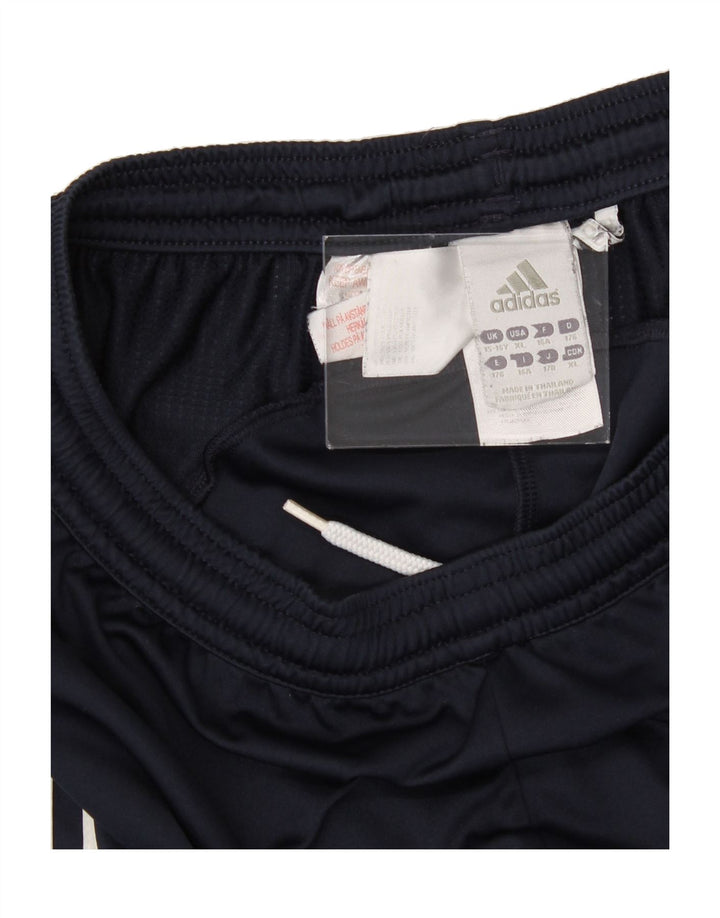 ADIDAS Boys Climacool Sport Shorts 15-16 Years  Navy Blue Polyester Vintage Adidas and Second-Hand Adidas from Messina Hembry 