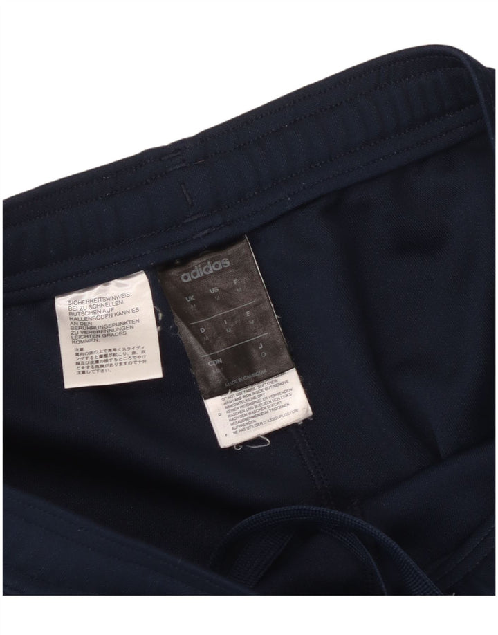 Adidas Mens Climalite Tracksuit Trousers Medium  Navy Blue Polyester