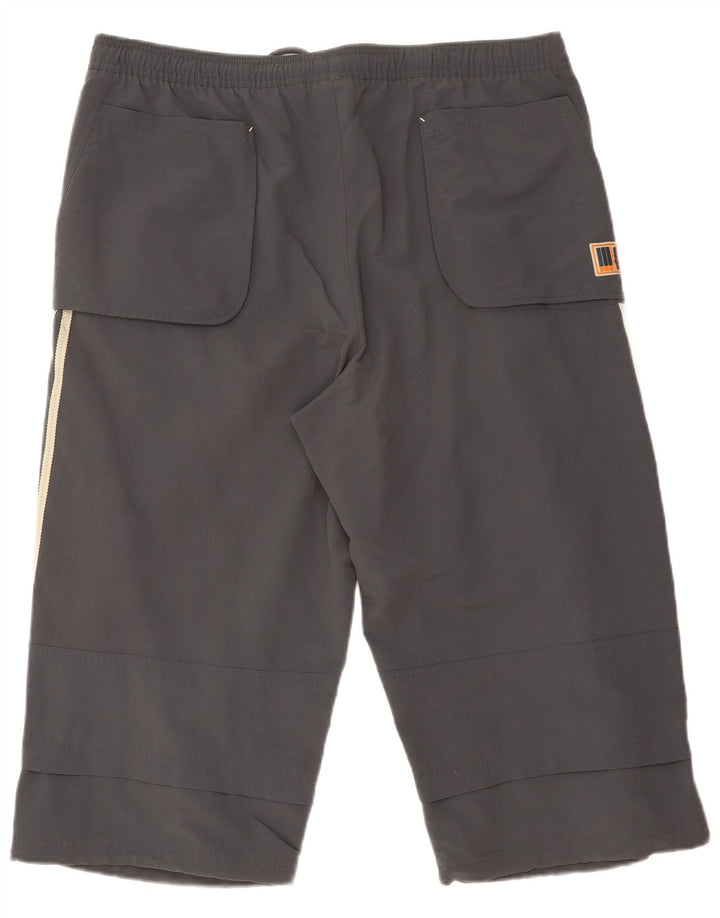 Pantaloni da tuta Adidas Capri da uomo XL grigi in poliammide