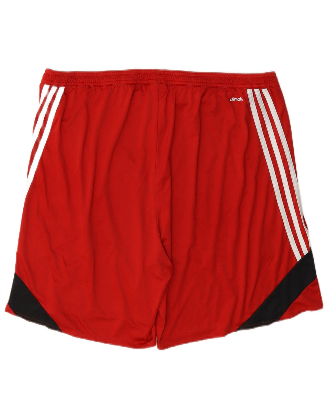 Adidas Mens Climalite Sport Shorts 2XL Red Colourblock Polyester