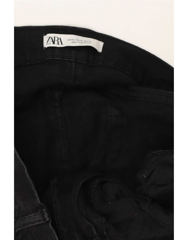 Zara Herre Slim Jeans EU 46 XL W36 L30 Sort