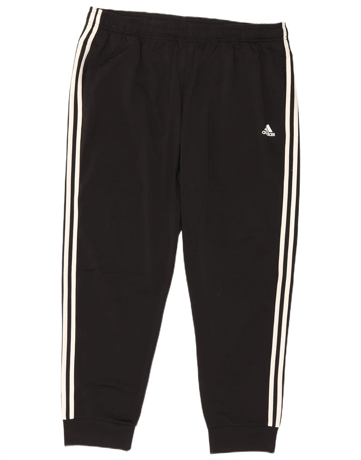 Adidas Mens Tracksuit Trousers Joggers 2XL  Black Polyester