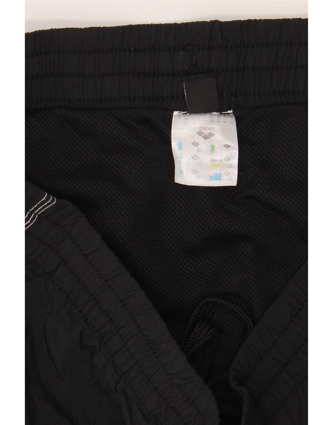 ARENA Mens Sport Shorts XL  Black Polyester Vintage Arena and Second-Hand Arena from Messina Hembry 