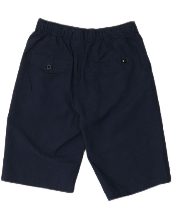 Rip Curl Boys Chino Shorts 13-14 Years Large W28 Navy Blue Polyester