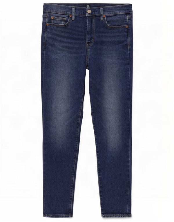 Gap Jeans skinny da donna US 10 Large W30 L27 Lyocell blu navy
