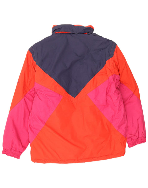 Jachetă de schi cu glugă MC Kee's pentru bărbați UK 38 Medium Red Colorblock