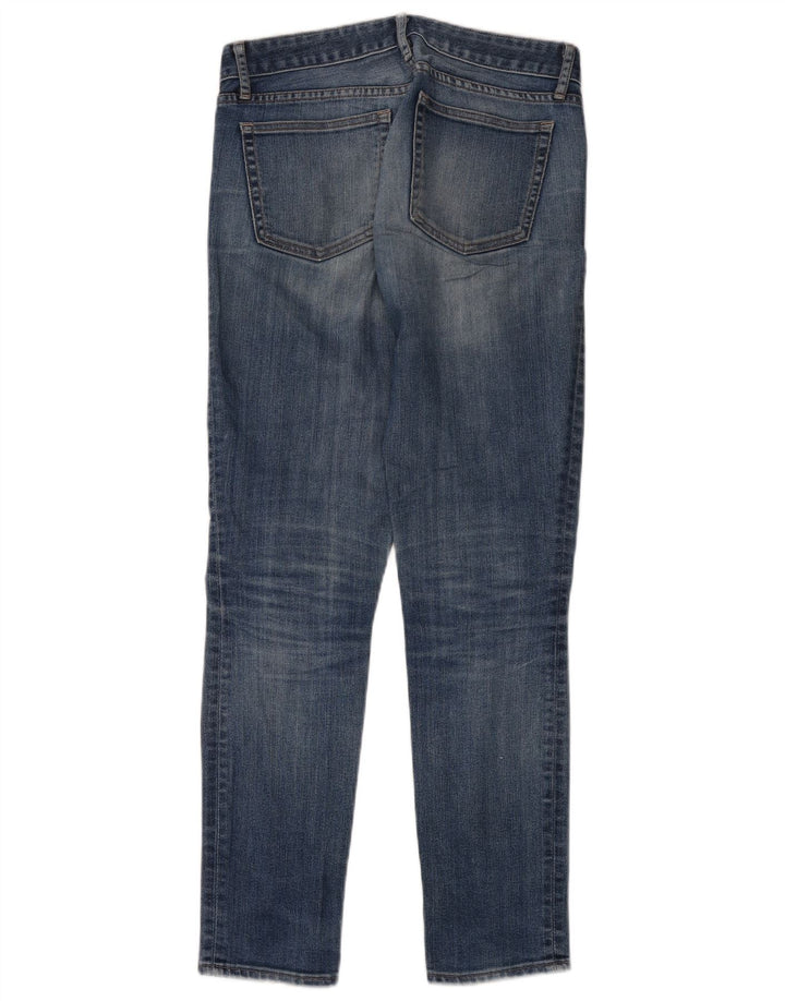 Gap Womens Distressed Regular Skinny Jeans W27 L32 Blue Cotton