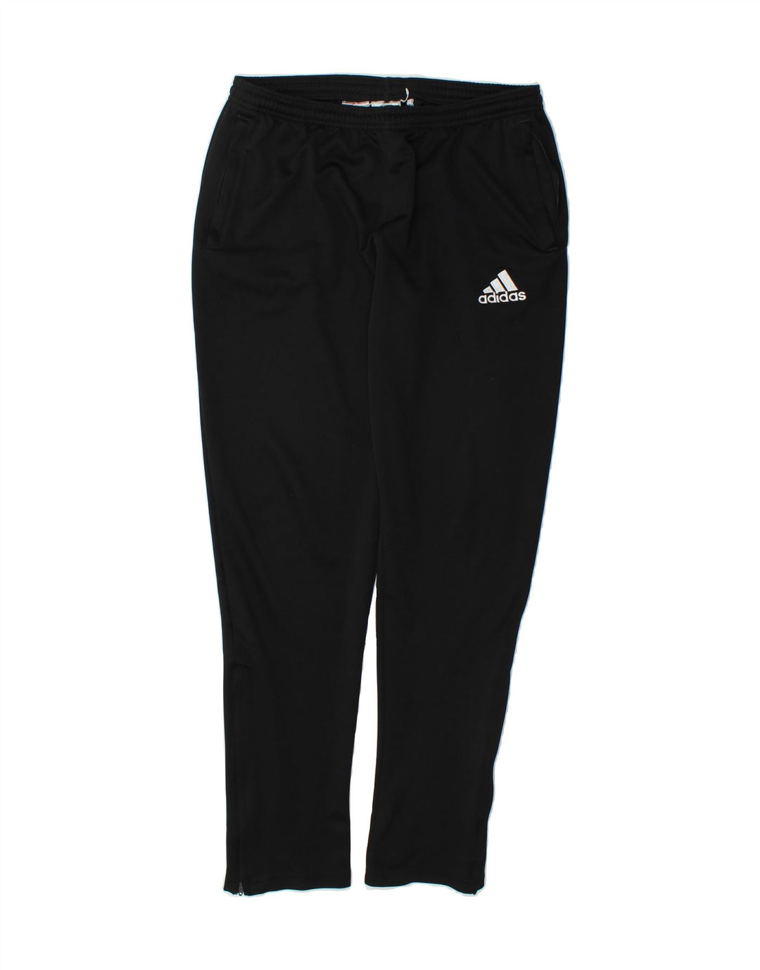 ADIDAS Boys Climalite Tracksuit Trousers 15-16 Years  Black Polyester Vintage Adidas and Second-Hand Adidas from Messina Hembry 