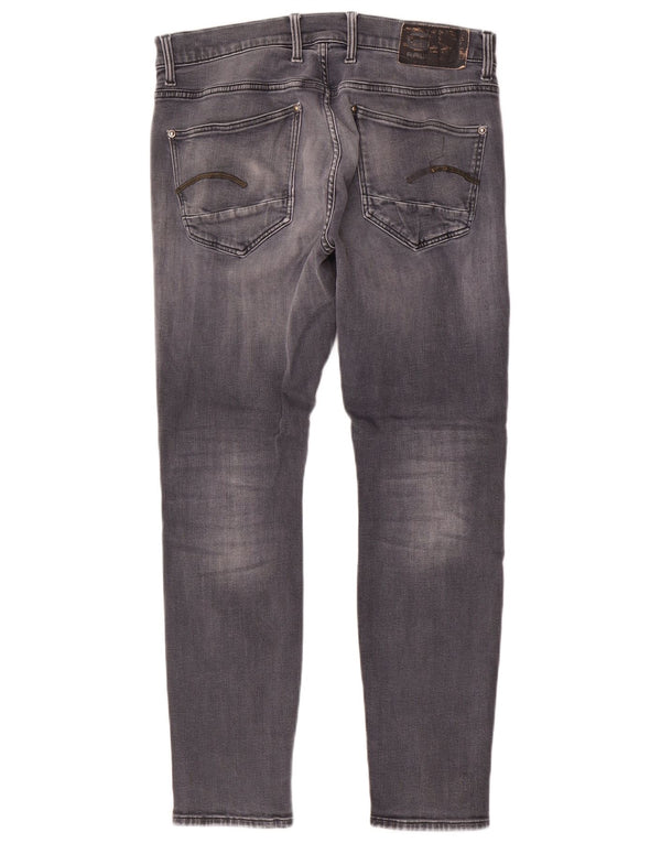 Jeans skinny Revend da uomo G-Star W32 L29 cotone grigio