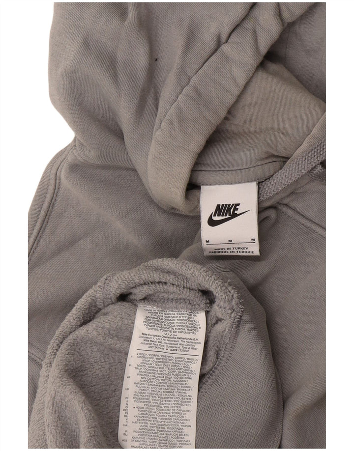Męski sweter z kapturem Nike, średnioszary, bawełniany