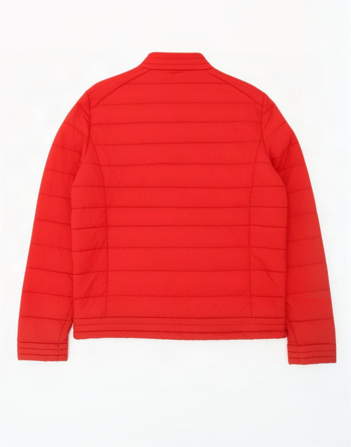 Guess Mens Padded Jacket UK 36 Small Red Polyester Sports