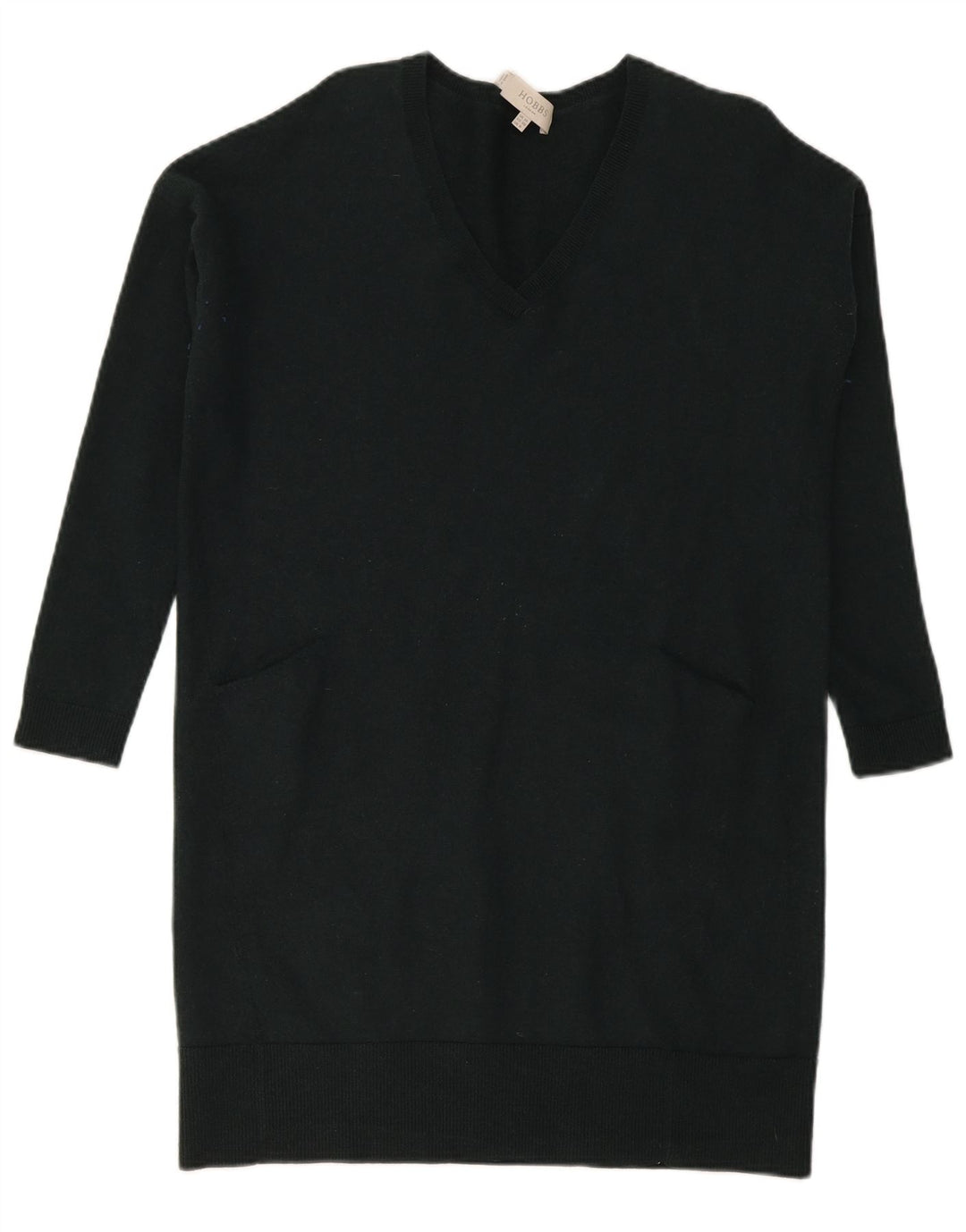 Hobbs Womens Long Sleeve Oversized Jumper Dress UK 10 Small Grey