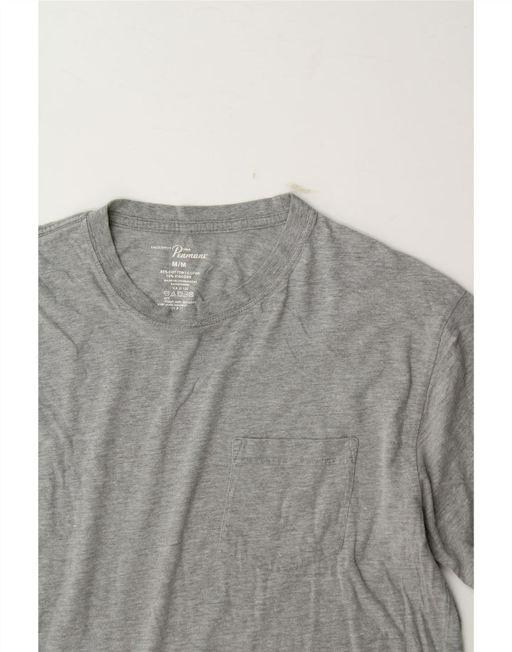 PENGUIN Mens T-Shirt Top Medium Grey Cotton Vintage Penguin and Second-Hand Penguin from Messina Hembry 