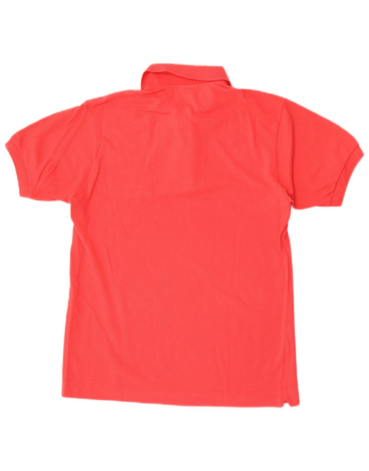 Lacoste Mens Polo Shirt Size 3 Small Red Cotton