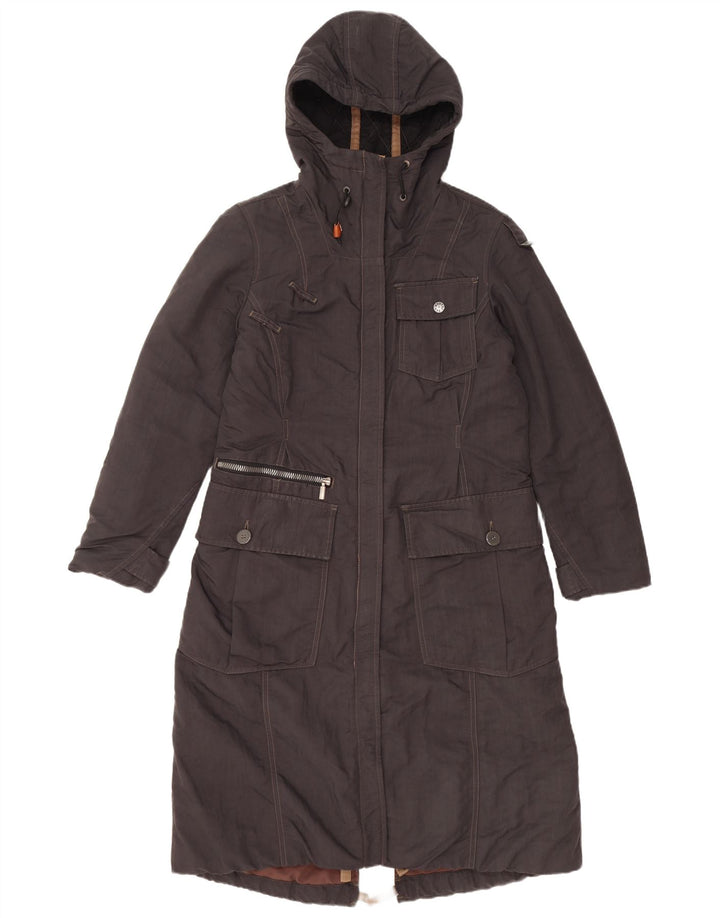 Giacca parka oversize da donna Murphy & Nye UK 10 piccola nera in poliammide
