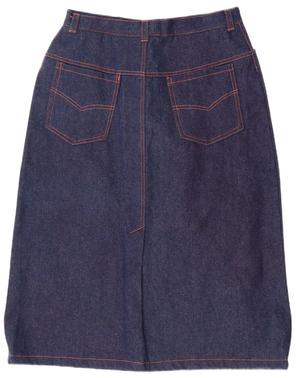 Vintage Damen Jeansrock W31 Medium Marineblau