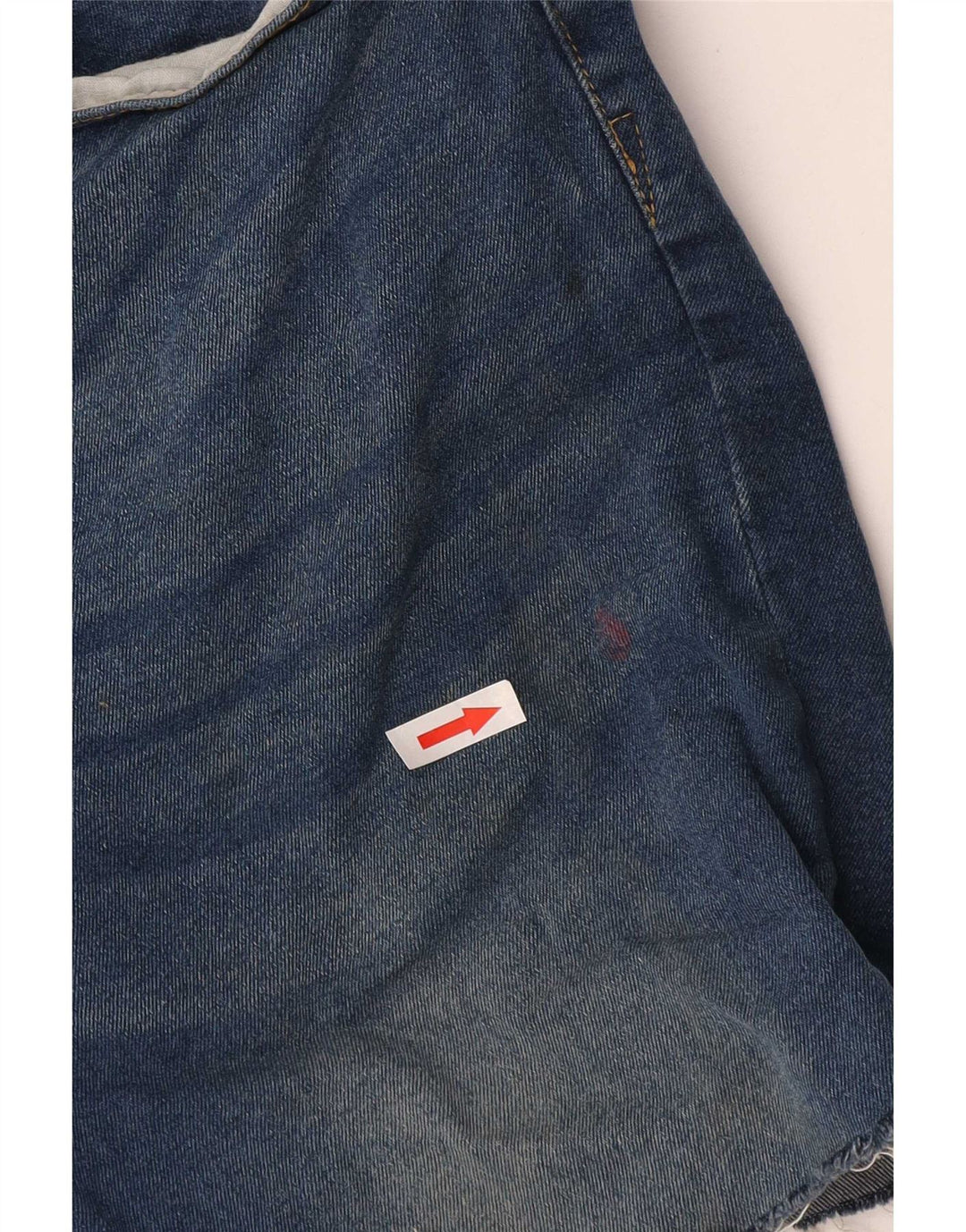 French Connection Mens Skinny Denim Shorts W32 Medium  Blue Cotton