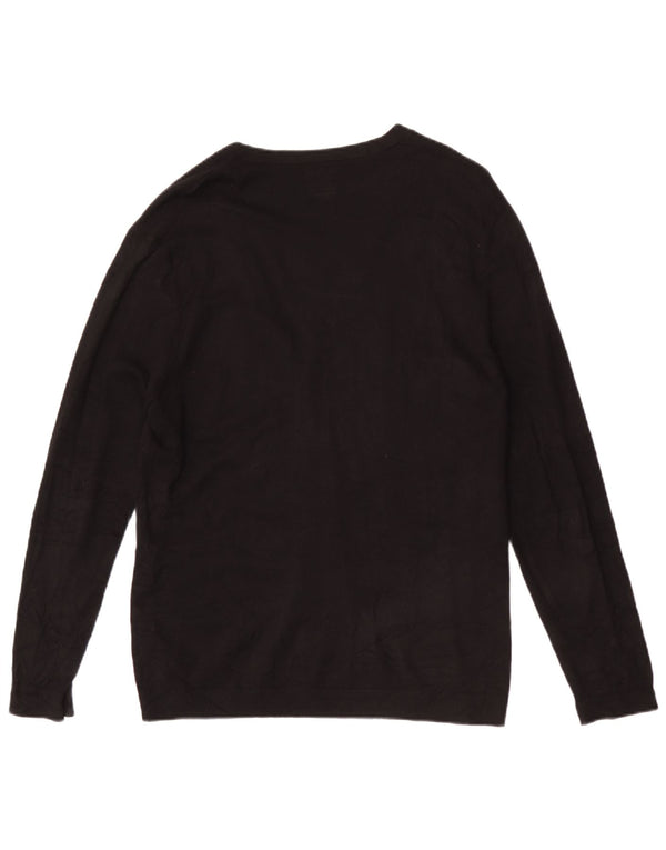 Женский кардиган Zara UK 14, большой черный вискоза