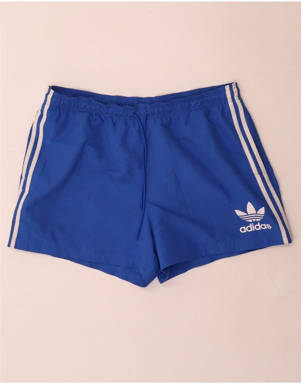 Pantaloncini sportivi da uomo Adidas XL blu poliestere
