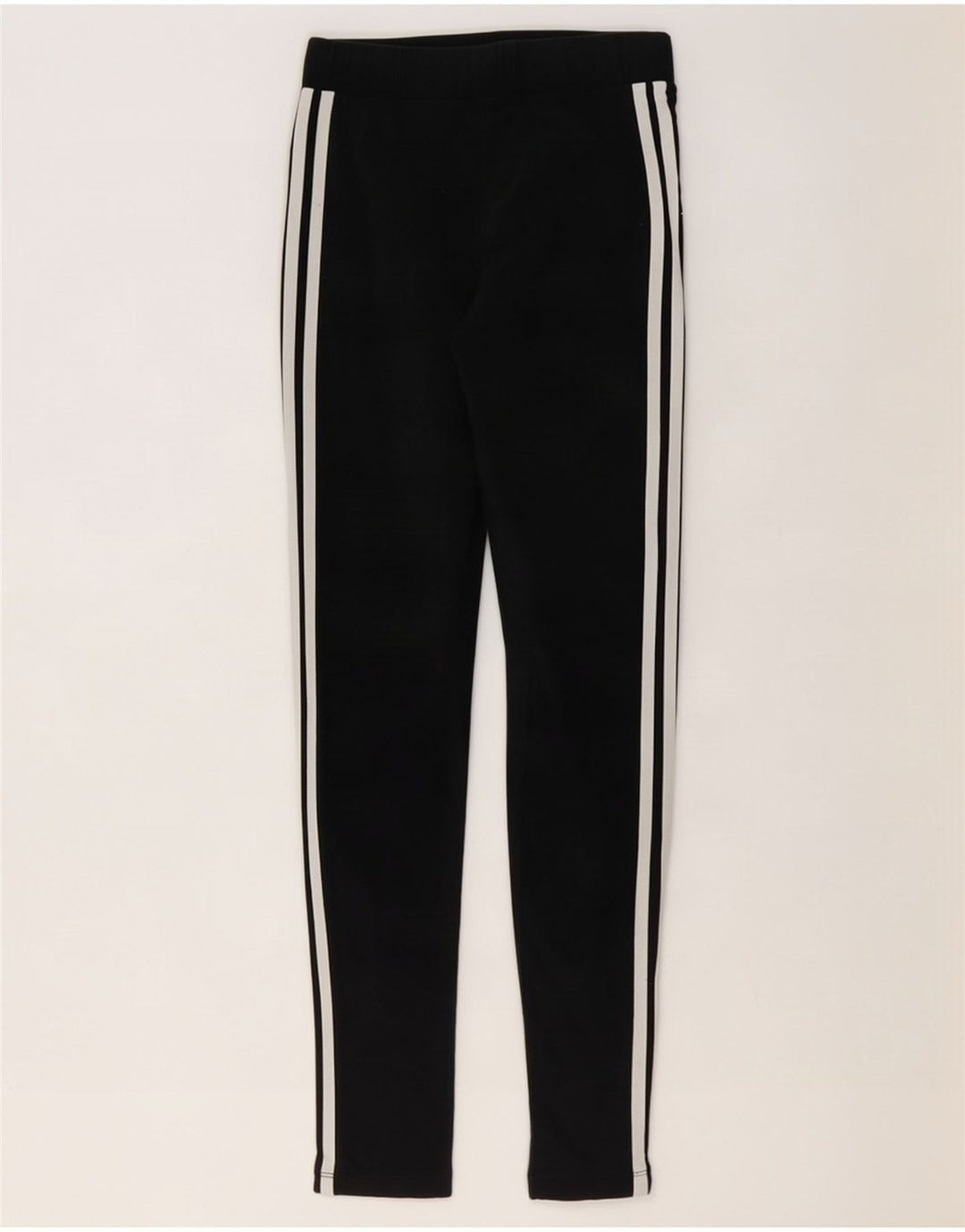 Adidas Womens Leggings UK 8 Small Black Cotton